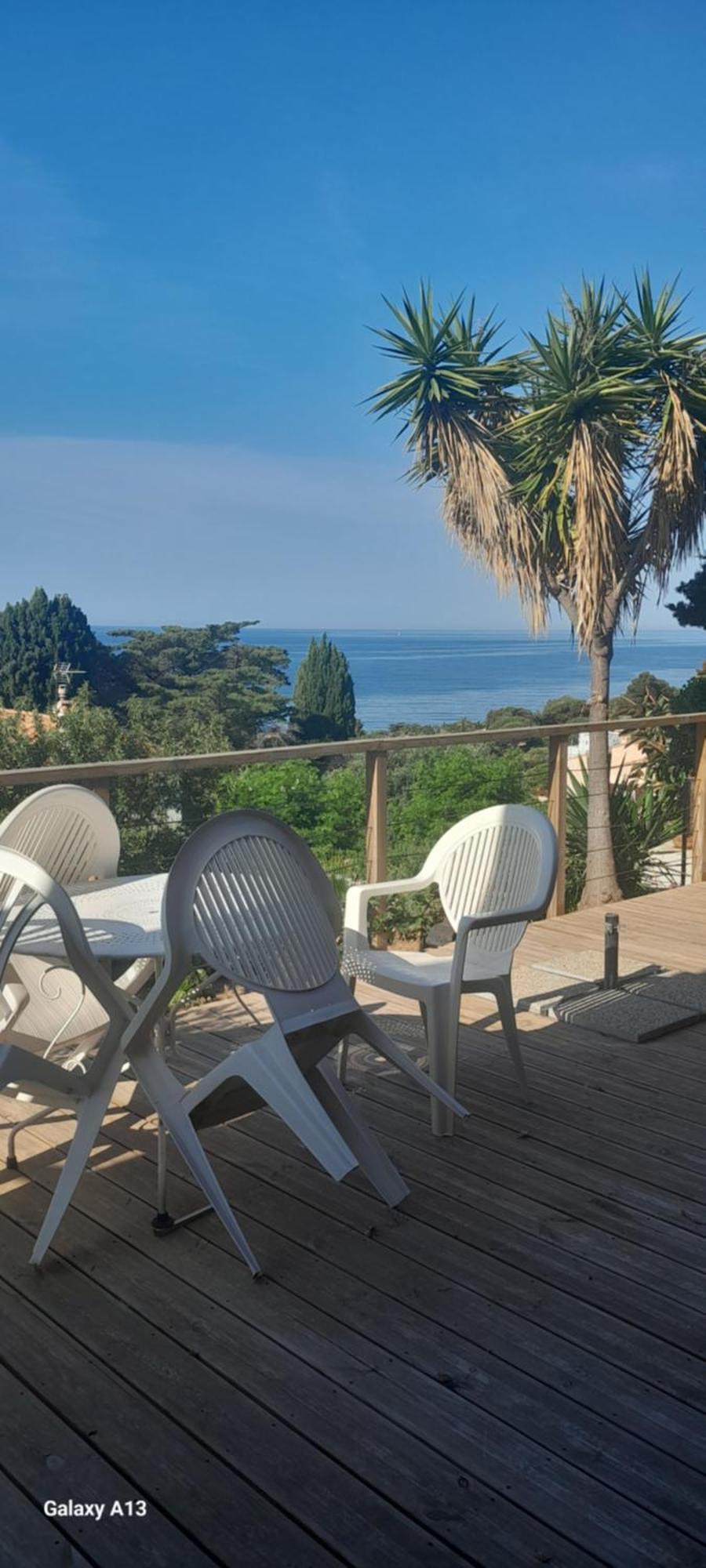 F3 Rdc Villa Vue Mer 180 Face A La Pointe De Giens Каркеран Номер фото